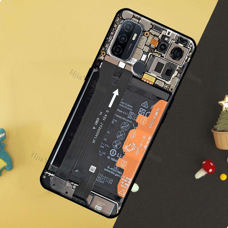 Плата материнской платы для OPPO F5 F7 A52 A72 A1K A5S A15 A83 A91 A31 A53 A9 A5 2020 Reno 4 Pro 2Z Чехол для телефона