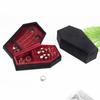 Vintage Jewelry Holder Necklace Rings Boxes Versatile Coffin Shape Organizer
