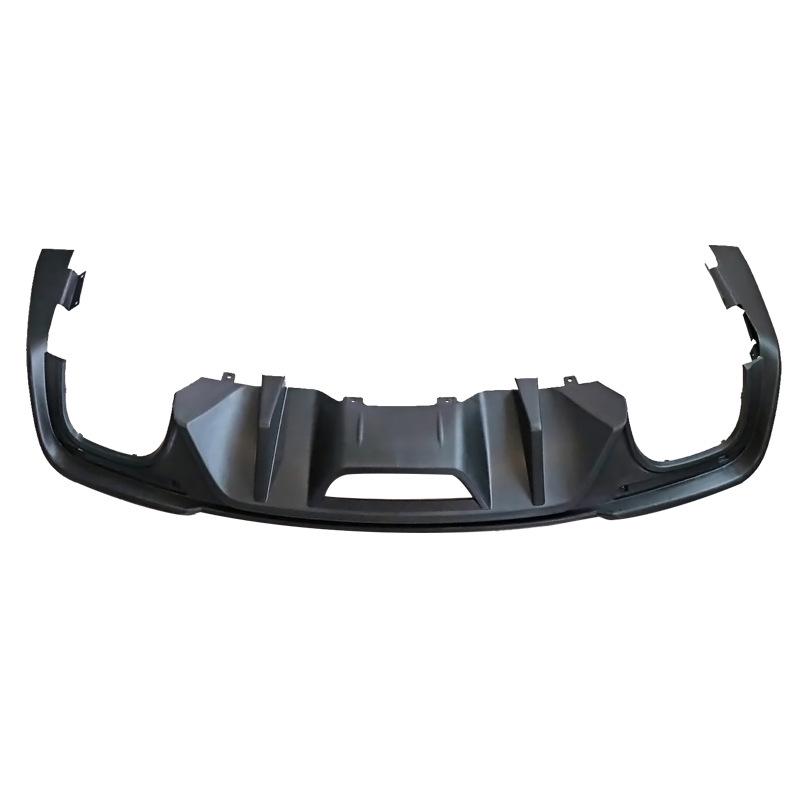 18-20 Ford Mustang Modified Quad Exhaust Rear Lip Small Body Kit Carbon Fiber Spoiler