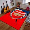 Arsenal Logo with Cannon Design Patterned Carpet a Non Slip Rug Suitable for All Seasons and Any Setting, Gift