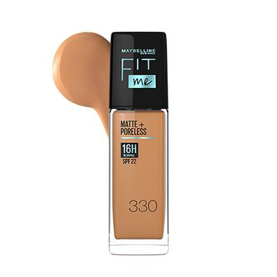 Тональная основа New York Fit Me Matte Poreless с SPF 22 контроль жирности 30 мл 330 Ириска