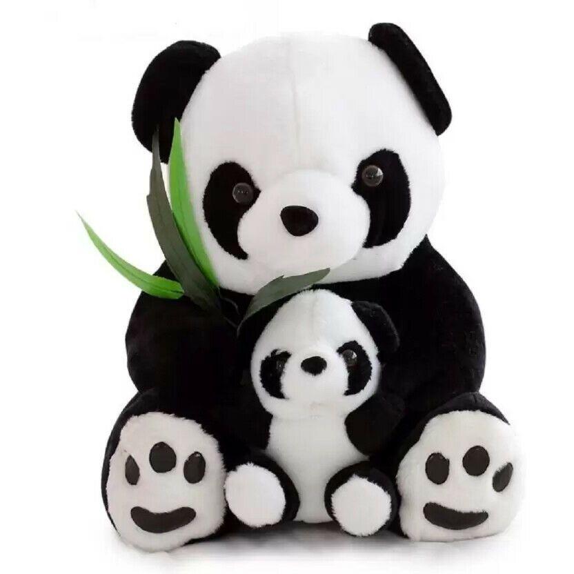 Adorable 38cm Panda Teddy Bear Soft Plush Stuffed Animal Ideal For Kids Gift