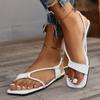 Женские сандалии Новые летние пляжные сандалии для ног, универсальные повседневные женские сандалии, плоская обувь для женщин Zapatos De Mujer