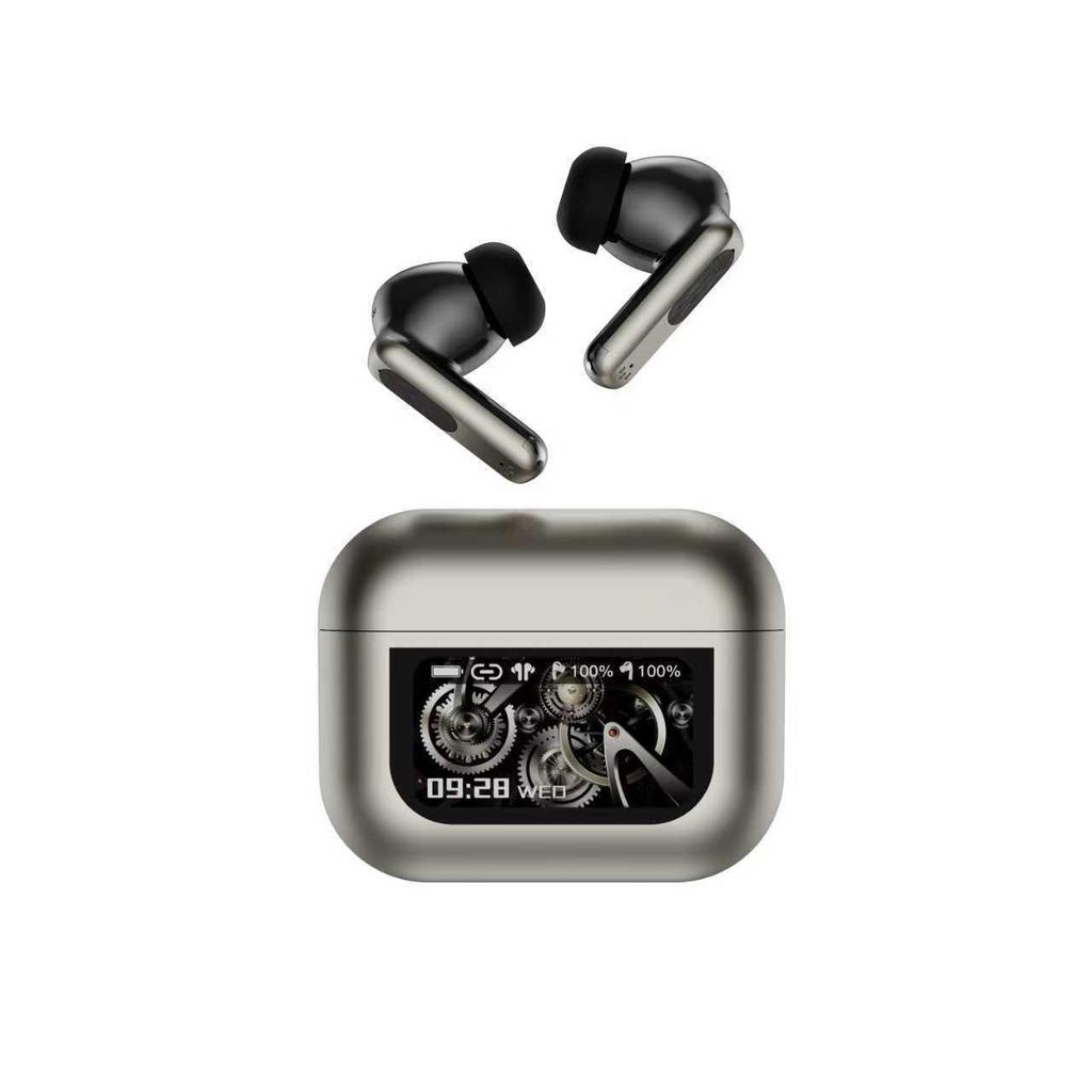 Беспроводные Bluetooth-наушники-вкладыши V8 Display A9pro с AI-переводом и шумоподавлением A10ANC V20