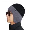2025 New Ear Protector Hat Knitted Hat Outdoor Riding Wool Hat Fleece Cap Ski Hat Pullover Hat Men's Hat