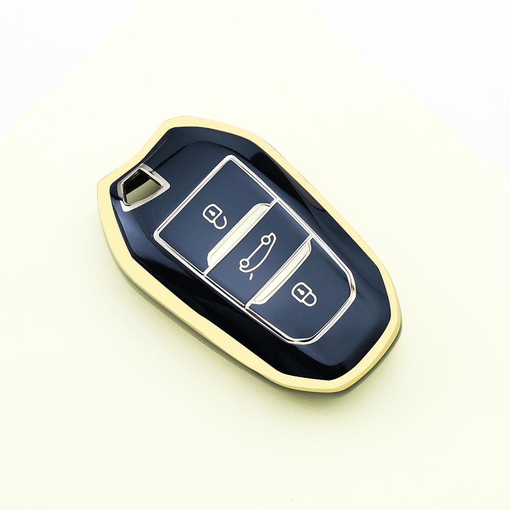 Автоматический бесключевой для Peugeot 208 3008 5008 2008 Ds5 Ds6 Ds3 Для Citroen C5 X7 ТПУ Чехол для автомобильного ключа Брелок Чехол-пульт Защитный