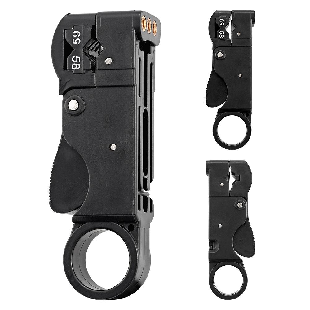 Многофункциональный инструмент для зачистки коаксиального кабеля, инструмент для зачистки проводов, сетевой инструмент для зачистки проводов, вращающийся сетевой инструмент для зачистки видеопроводов