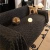 Funda Sofa Living Room Footprint Jacquard Толстый теплый диванный плед Зимний чехол Sherpa для кемпинга и пикника
