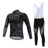 Трикотажные изделия для езды на велосипеде, комплект одежды для велоспорта, мужские белые брюки-комбинезон с длинными рукавами, костюм для велосипедной одежды