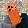 Роскошный чехол для телефона с текстурой кожи камелии для iPhone 17 Pro Max и 16, Осенне-Зимняя Коллекция