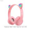 Foldable Cat Ear Wireless Headphone Bluetooth Over Ear Earphones  Ear Headset