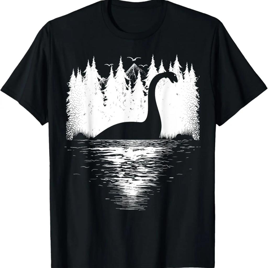 Loch Ness Monster Kids Youth Women _ Scotland Cryptid Nessie T-Shirt