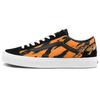 Style 36 Series Tiger Embroidery Tiger Stripe Low-Top Skate Shoes Unisex Sneaker Black Orange VN0A3DZ3ORA