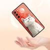 Чехол для телефона 'Повседневная жизнь милых кошек' Для Samsung Galaxy S26 Ultra S25 Plus S24 FE S23 S22 5G S21 S20 Черный Мягкий