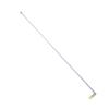 1Pc 37Cm 5 Section Telescopic Stainless Steel Am Fm Radio Universal Antenna