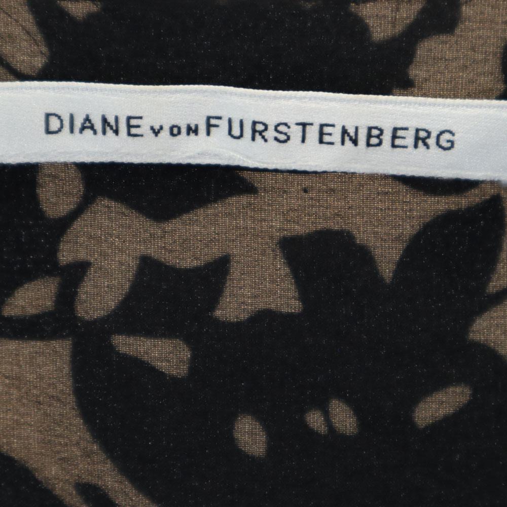 Diane von Furstenberg Шелк Смесь Без рукавов Цельный бежевый Женский Б/У