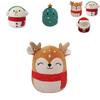 Плюшевая игрушка Squishmallow Санта Клаус Мягкая и приятная на ощупь Рождественская мягкая игрушка-кукла для детей Подарок на день рождения