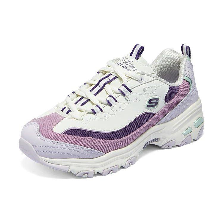 Skechers Обувь D'Lites 1.0 'Белый Фиолетовый Сиреневый' Женская 896276-PRMT