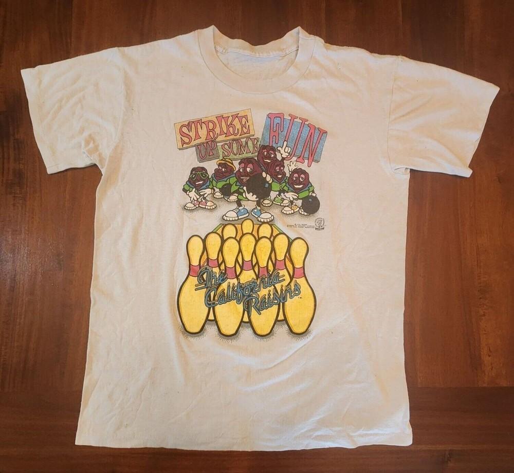 1989 California Raisins Зажигают Рубашка Классическая Белая Унисекс Футболка