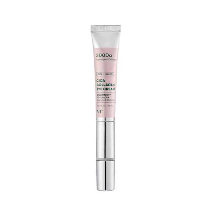 VT Cosmetic Cica Collagen Микровибрационный крем для глаз 15 мл – Укрепляющий и успокаивающий уход