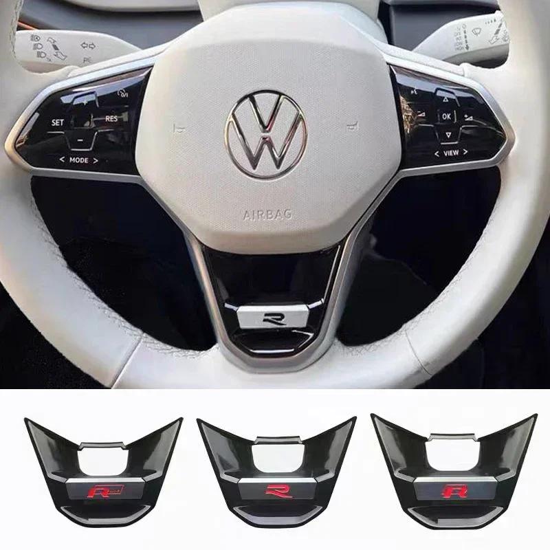 Lmn1 Автоаксессуары Декор Руля Накладка Наклейка Логотипа Для VW GTI R Line Polo Golf Passat Scirocco Tiguan Jetta T-ROC