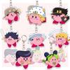 Акриловый брелок JoJo Kirby Кавайный студенческий Аниме Мультфильм Фан-арт Аксессуары для сумки Фестивальный подарок