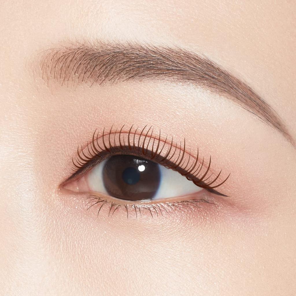 KiSS Lasting Curl Mascara 50 Pink Brown Nuance Color Removes with Warm Water Face 4.5g Mascara, Long-lasting Curl, + Wash.
