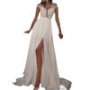 Fashion 2025 New Wedding Dress Sexy Lace Split Evening Dress Long Dress
