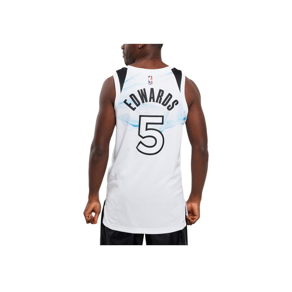 Nike Баскетбольная майка Edwards Timberwolves 24-25 City Edition SW, унисекс, белая FQ4350-100