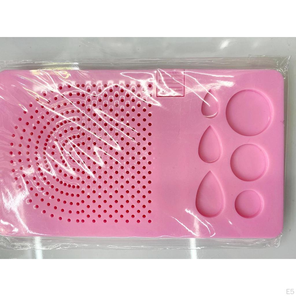 Доска для квиллинга с множеством отверстий и штырьками, для рукоделия, сетка для вязания, направляющая, хранение штырьков