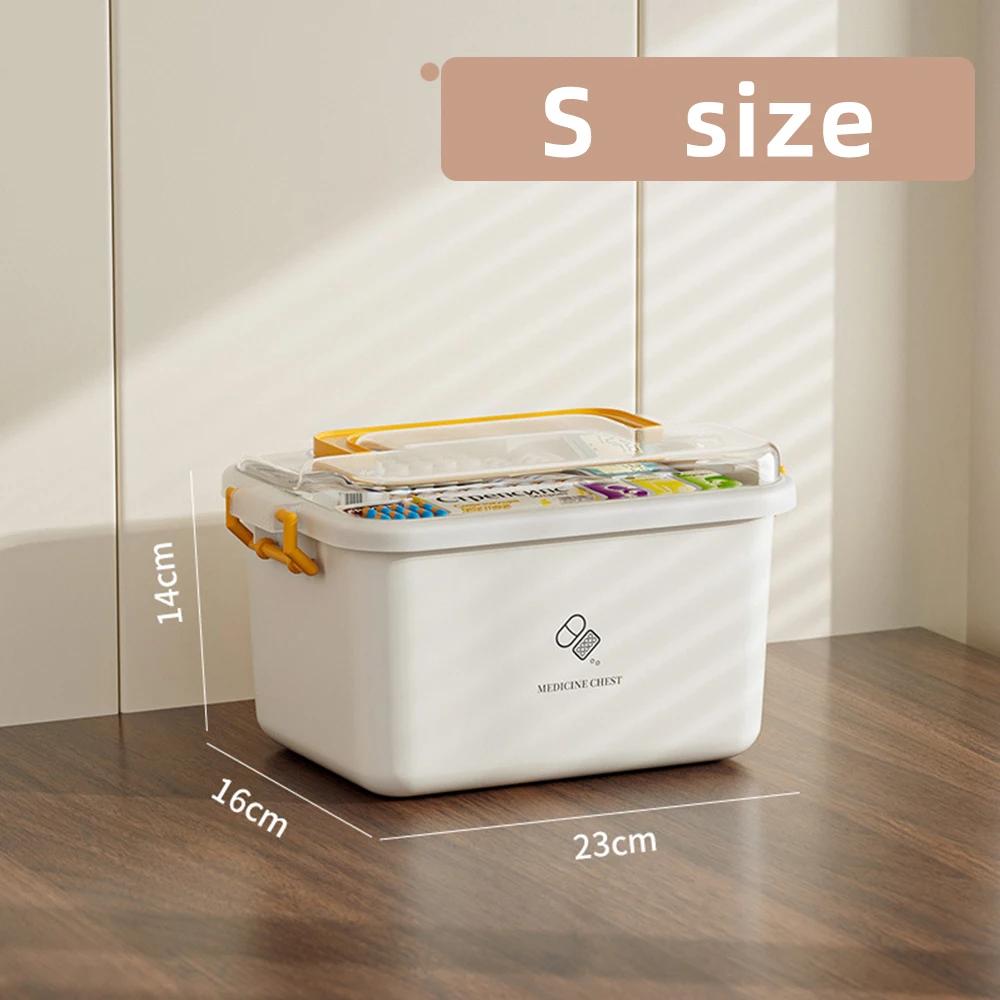Large Capacity Medicine Box for Home Medicine Storage Multi Layer Classification Home Medicine Box Organizer for Home