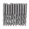 Набор концевых фрез HSS CNC Спиральная фреза-шарик для гравировки черновой обработки дерева 18 дюймов