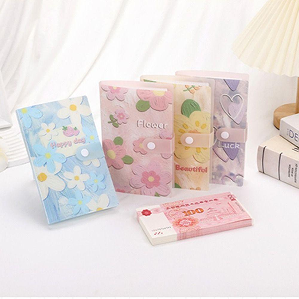Waterproof Mini Binder Savings Challenge A6 Oil Painting Savings Challenges Book Gift