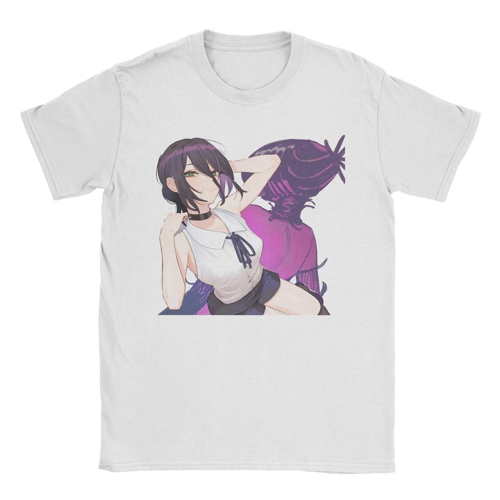 Chainsaw Man Reze T Shirt  Novelty T Shirts Short Sleeve Y2K Funny Tshirt Summer 100 Cotton Crew Neck Plus Size Top Tees