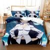 Комплект постельного белья Trinity Seven Односпальный Полуторный Двуспальный Кинг-сайз Комплект для кровати Взрослый Детский Спальня Комплекты пододеяльников Принт Аниме Комплект простыней