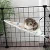 Ice Silk Cooling Hanging Bed Skin-Friendly Guinea Pig Nest Pet Hammock Nest  Cage Accessory