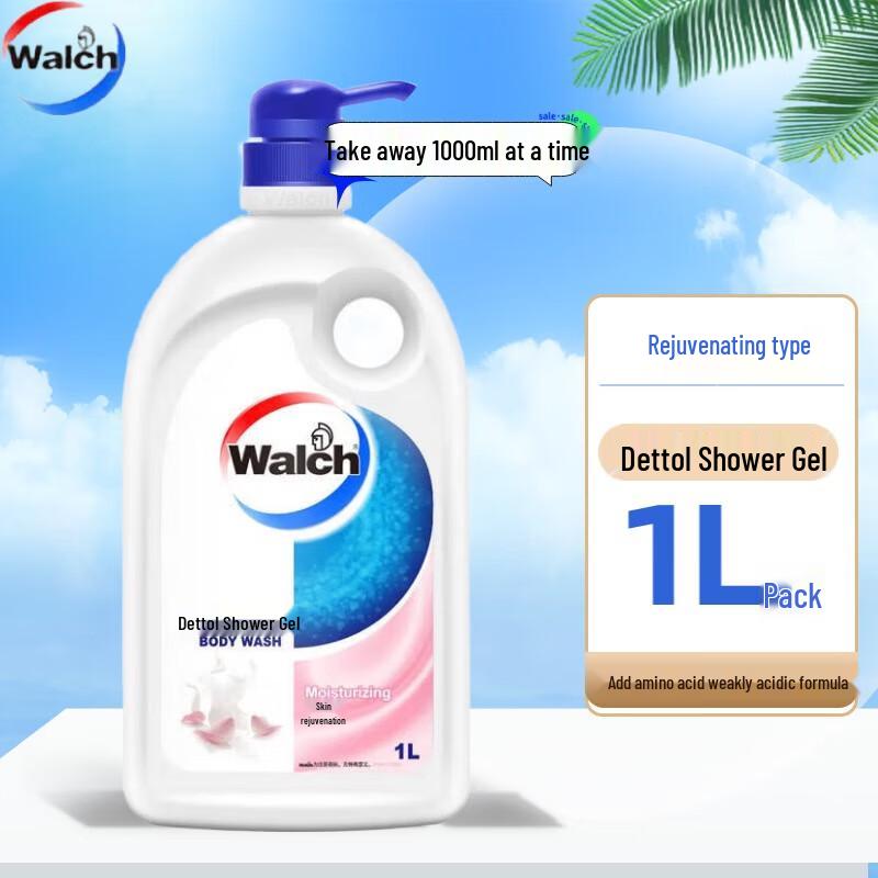 Walch 1L Amino Acid Skin-Softening Shower Gel