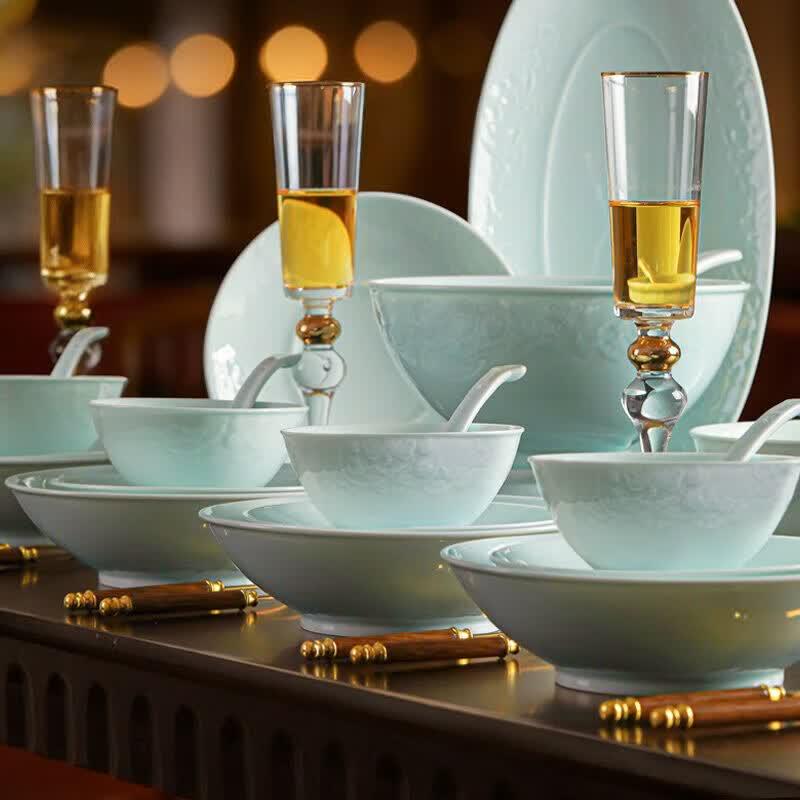 Керамический столовый набор Aowei Jingdezhen