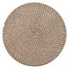 New Woven Dining Placemats Round Washable Insulation Mat Boho Style Heat-resistant Table Mat For Coffee Kitchen Dining Room