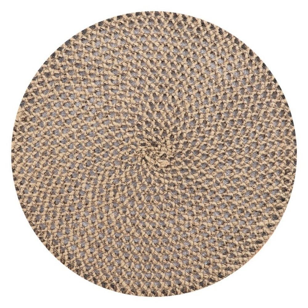 New Woven Dining Placemats Round Washable Insulation Mat Boho Style Heat-resistant Table Mat For Coffee Kitchen Dining Room