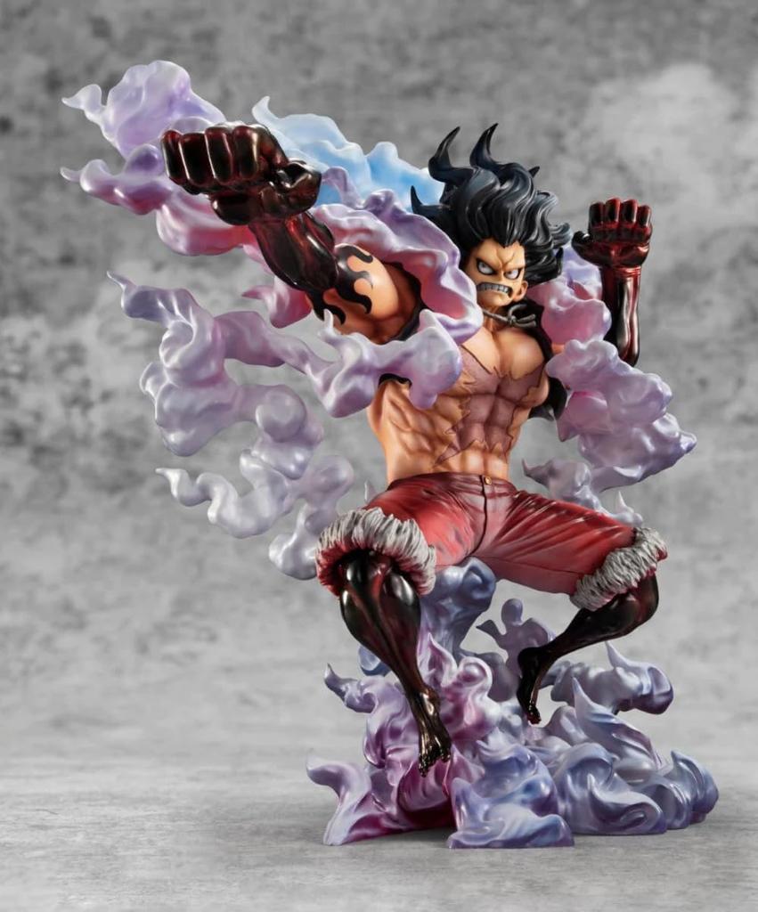 MegaHouse One Piece Monkey Luffy Gear 4 Snakeman окрашенная полная фигура Портрет Пиратов SA-MAXIMUM D. АБС и ПВХ
