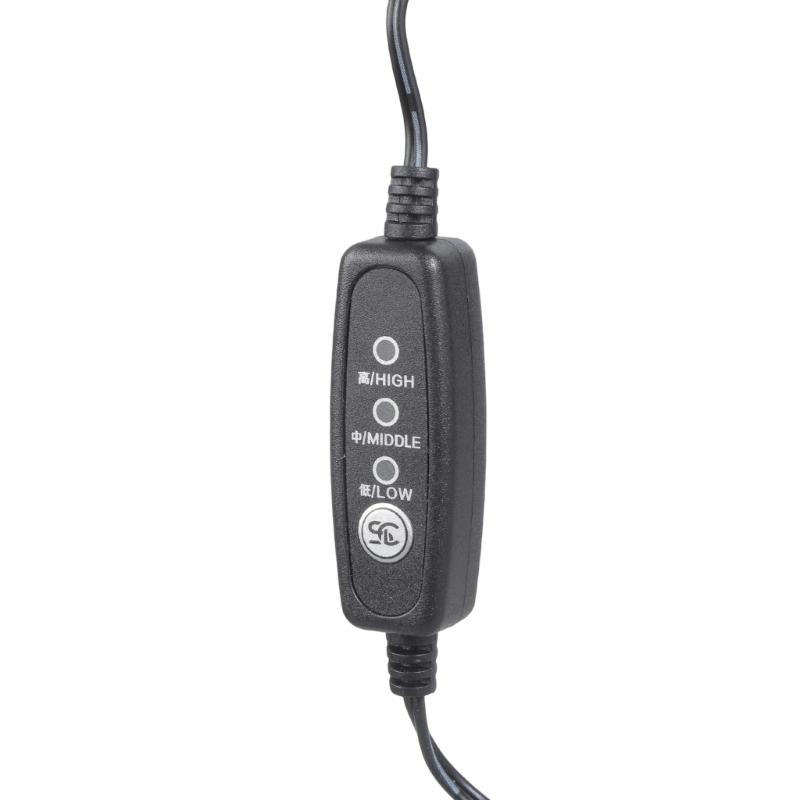 Пластиковый электрический воздуходувка с 3 скоростями, работает от USB, идеально подходит для розжига барбекю, вентиляции и активного отдыха на природе
