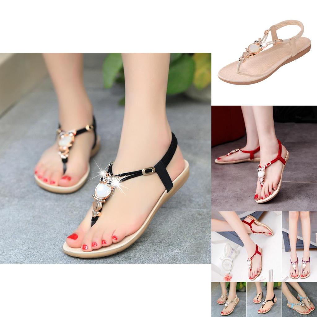 Timeless Design Women Bohemia Buckle Flat Shoes Sandals Perfect For Warm Weather