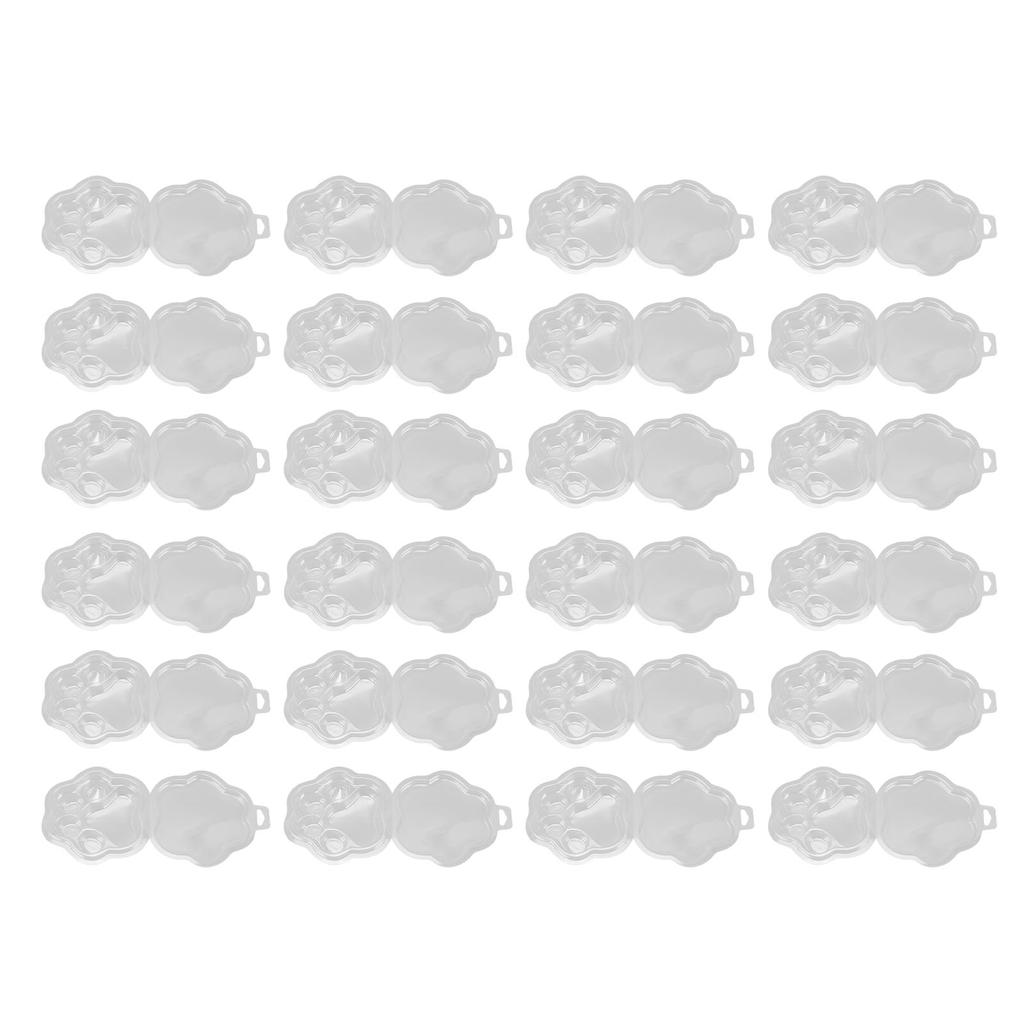 25 шт., контейнер для плавления воска «кошачий коготь», ПЭТ, прозрачный, пустой, для плавления воска, для шоколадных изделий «сделай сам», безфитильная свеча