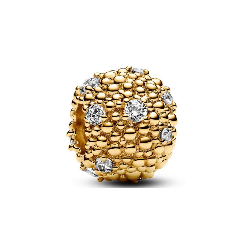 Brand New Copper Metal Plated Gold Tower Sunflower Dangle Charm Bead Component Bead Component Compatible With Authentic Original Accessories Bracelet