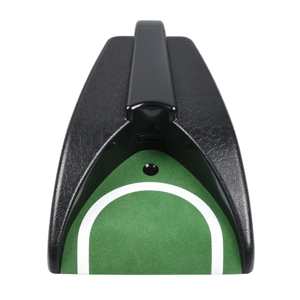Golf Automatic Putting Cup Golf Ball Return Putting Machine with Ball Return for Office Golf Putting Training Aids