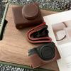 Роскошный чехол из искусственной кожи ручной работы для Ricoh GR3 GR3X, с открывающимся дном, полная защита корпуса, с ремешком