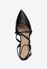 Wittchen Women's Leather Ballet Flats With Metallic Accents Black Black Natural Leather
