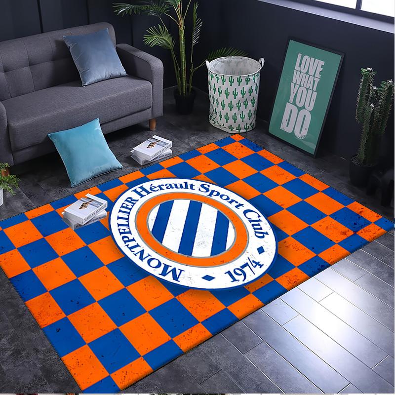 1PC rug Montpellier Sport Club Carpet, Chair Rug,Area Rug for Office Bedroom living rooms bedroom, Doormat decor Christmas fan gifts