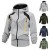 Men'S Loose Jacket Fashionable Multi Pocket Hooded Jacket